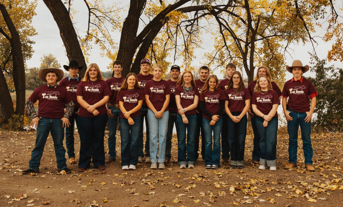 Young leaders at the Tomorrow’s Top Hands Beef Leadership Summit in North Dakota.
